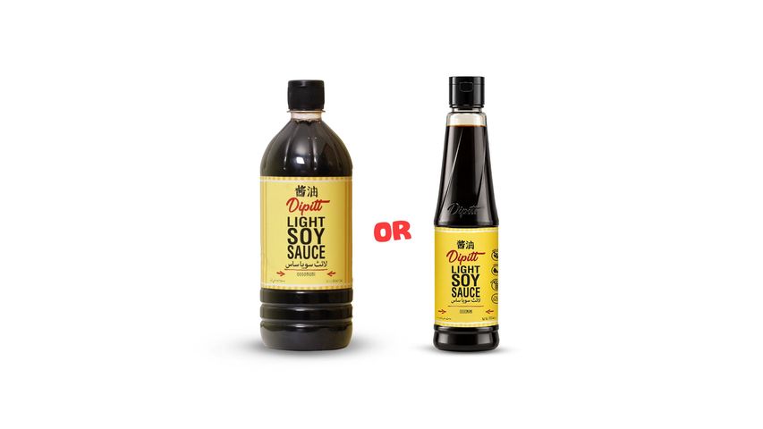 Dipitt Light Soy Sauce Bottle (PET) 800ml