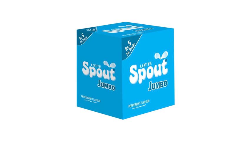 Kolson Lotte Spout Peppermint Jumbo (Rs 5) 1 Box