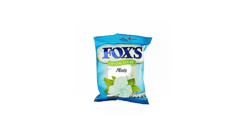 Foxs 90Gm Crystal Clear Fruity Mints Sweets Pouch