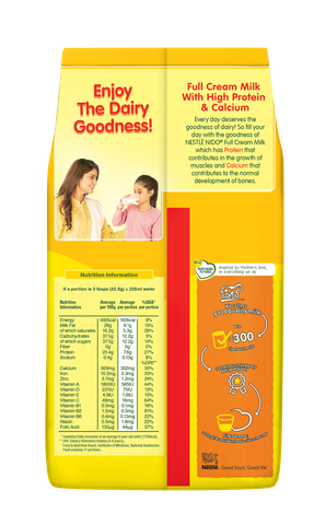Nido Full Cream Milk Powder 375g