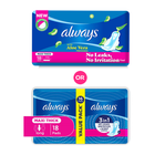 Always Maxi Thick Long 18 Piece Pack