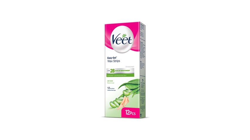Veet Body Wax Strips for Dry Skin 12 Pieces