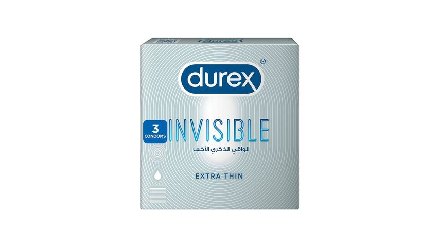Durex Condoms Invisible 3 Pieces