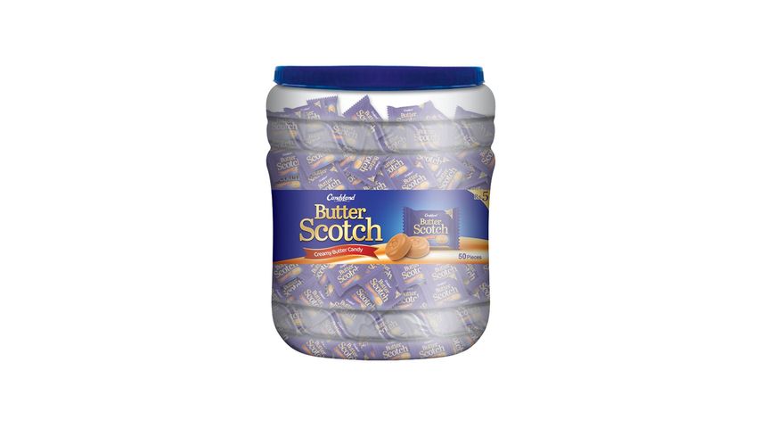 Candyland Butter Scotch Creamy Creamy Butter Candy Jar 50 Pieces