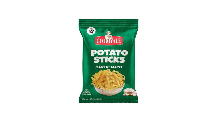 Go Royale Potato Sticks Garlic Mayo (Rs 100) 58g