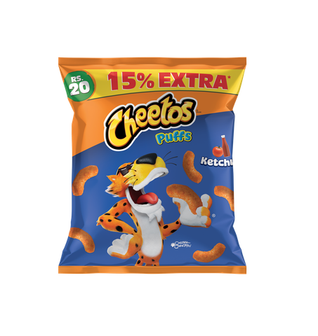Cheetos Puffs Ketchup Rs. 20 ( The new & Old packaging will be shipped out� randomly )