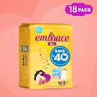 Embrace Sensitive Maxi Pads Large 18 Pieces