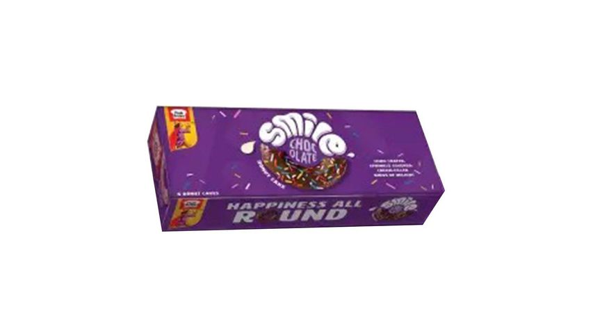Peek Freans Smile Donut Cake Chocolate 6 Pieces