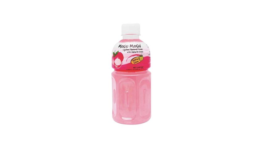 Mogu Mogu Lychee Flavored Drink With Nata De Coco 320ml