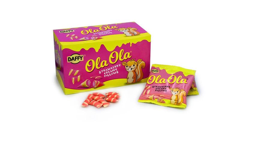 Daffy Olaola Pillow Wafers Strawberry Box (Rs.240)