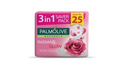 Palmolive Radiant Glow Naturals Bar Soap Saver Pack 3 Pieces x 130g