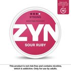 ZYN Sour Ruby 11mg (3 Dot) Strong Nicotine Pouches 1 Can