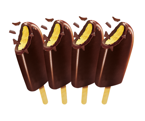 Wall's Choc Bar 50ml (Pack of 4)