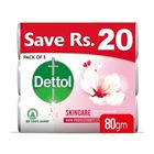 Dettol Soap Skincare 80g - Pack of 3