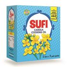 Sufi Canola Cooking Oil 1 lt (Pack of 5) - 36105