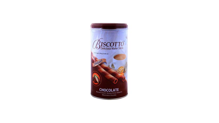 Biscotto Wafer Sticks Chocolate Tin 125g (Imported)