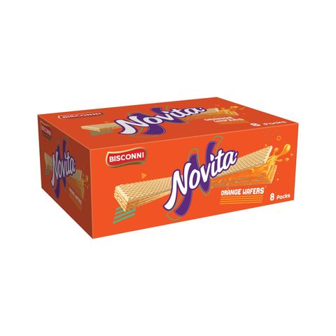 Novita Orange Wafers (Rs. 40) 8 x 18 Pieces