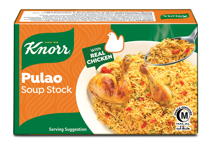 KNORR BOUILLON CUBE PULAO 18G