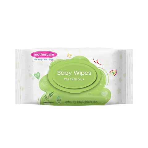 Mothercare Baby Wipes Tea Tree Oil White Large 70 Pcs