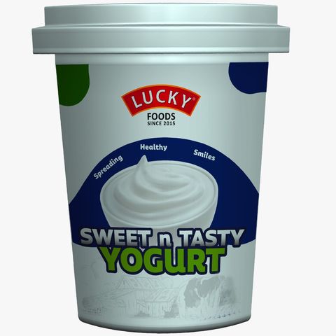 Lucky Foods Sweet N Tasty Yogurt Cup 400g