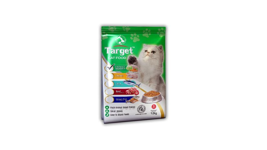 Target Chicken & Vegetable Cat Food 1.2kg 