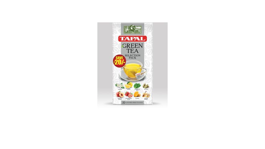 Tapal Shades Green Tea Bags 4 In 1 32 Pieces 48g