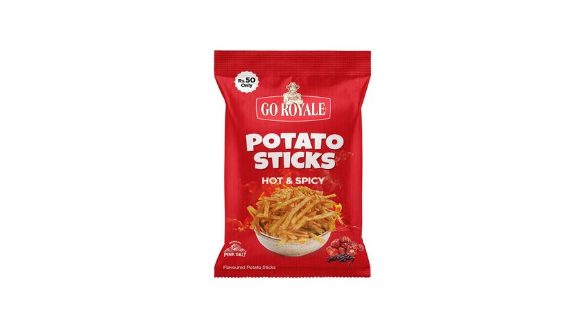 Go Royale Potato Sticks Hot & Spicy (Rs 50) 28g
