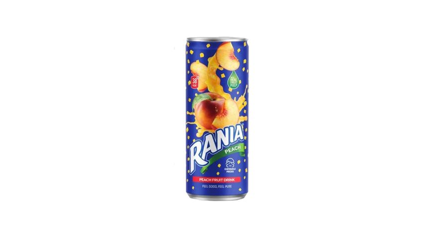 RANIA PEACH CAN 250ML (Imported)