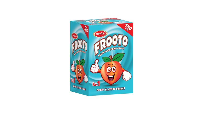 Mayfair Frooto Peach Flavoured Candy Box (Rs 1)