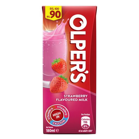 Olper's Strawberry Flavoured Milk 180ml