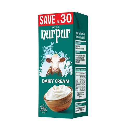 Nurpur Dairy Cream Promo (Rs.30 Off) 200ml