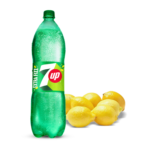 7Up PET 1.5l + brightfarms Lemon - Desi Nimbu (Pakistan) 250g