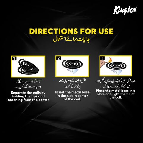 Kingtox Black Coil 10 Pieces