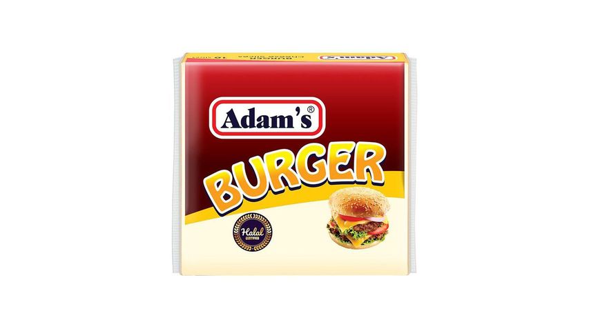 Adams Burger Cheese Slices 10 Pieces 200g