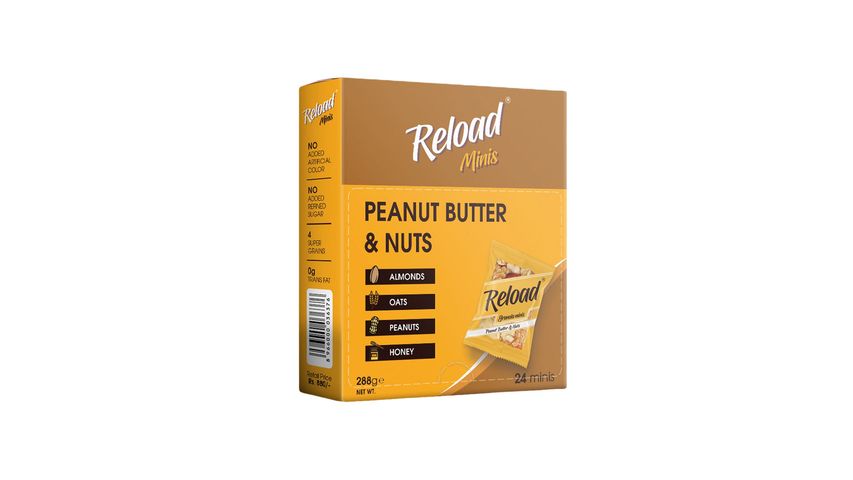 Reload Granola Minis Peanut Butter & Nuts Box