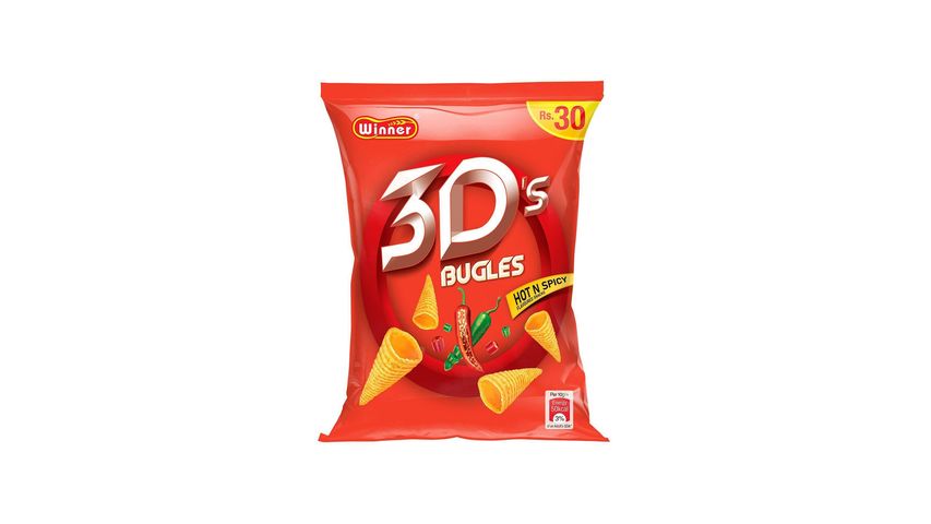 Winner 3D's Bugles Hot N Spicy 19g
