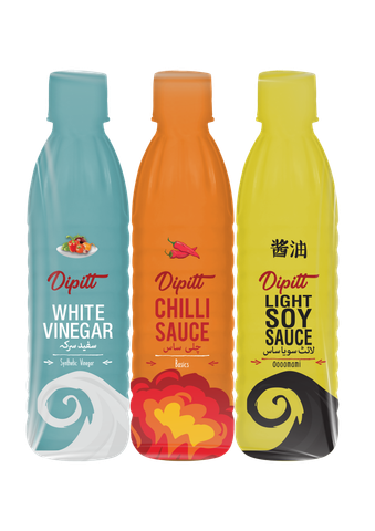 Dipitt Trio Pack Sauces 3 x 300ml