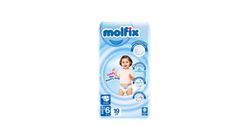 Molfix Diaper Extra Large Twin Pack Size 6 (15+kg) 19 Pcs