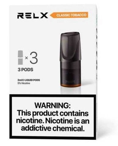 relx pod pro classic tobacco RELX Pro Pods: Classic Tobacco (2pk / 1.9mL ea)