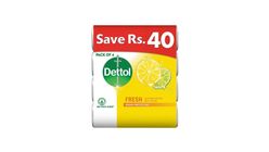 Dettol Soap Fresh 110g - Pack of 4