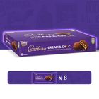 Cadbury Cream & Choc Bar Pack (8 Pieces) 1 Box