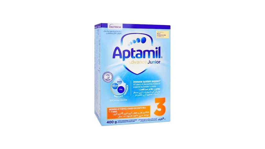 Aptamil Advance Junior (No. 3) Growing Up Formula (1-3 Years) BIB 400g