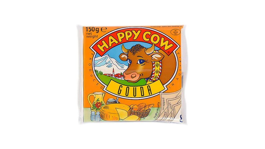 Happy Cow Gouda Cheese (Imported) 8 Slices 150g