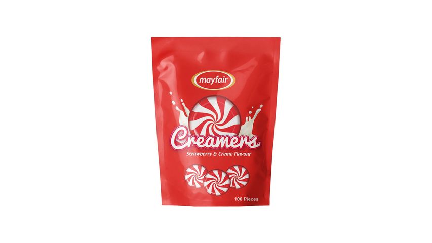 Mayfair Creamers Strawberry & Cream Flavour Pouch (Rs 2)