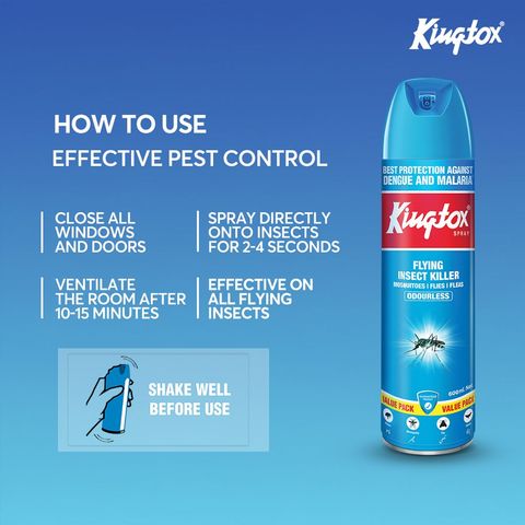 Kingtox Flying Insect Killer Spray Odorless 600ml
