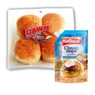 National Classic Mayo 450ml + Dawn Burger Bun 4 Pieces