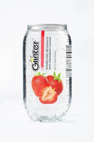 Glinter Sparkling Drink Strawberry Flavor 350ml