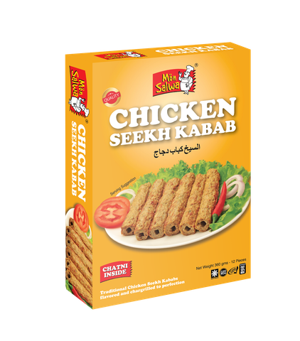 Mon Salwa Chicken Seekh Kabab 12`S