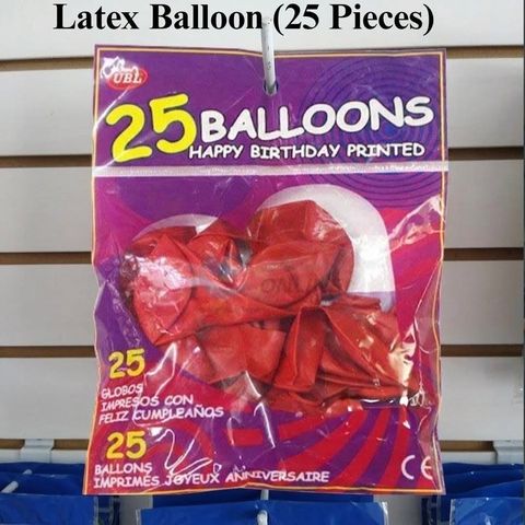 latex balloon 25 Pieces