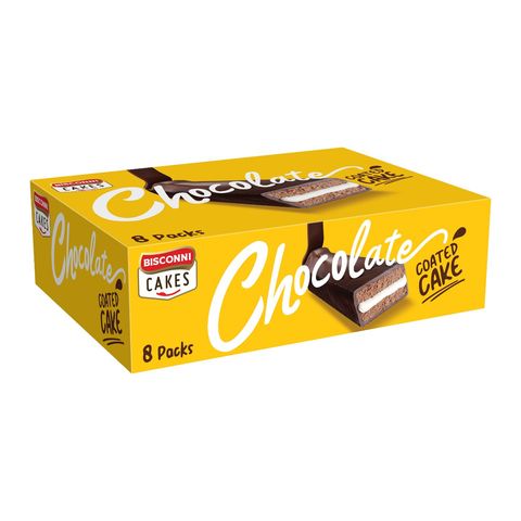 Bisconni Chocolate Coated Cake (Rs. 50) 8 x 18 Pieces